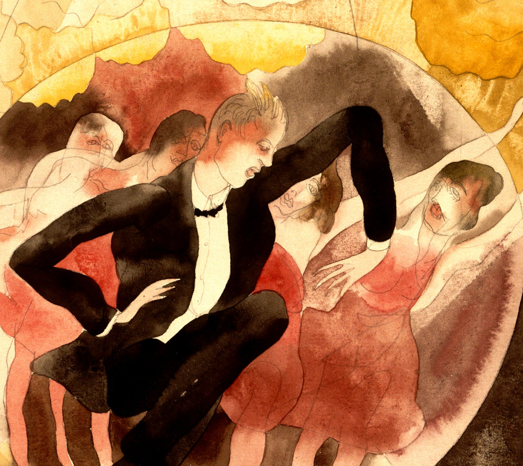 Charles Demuth Fine Art Print, Vaudeville Dancer with Chorus