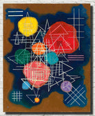 Geometric Abstract Art, Wassily Kandinsky Fine Art Print, Veiled Glow