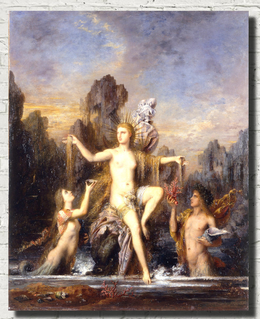 Gustave Moreau Fine Art Print, Venus Rising from the Sea