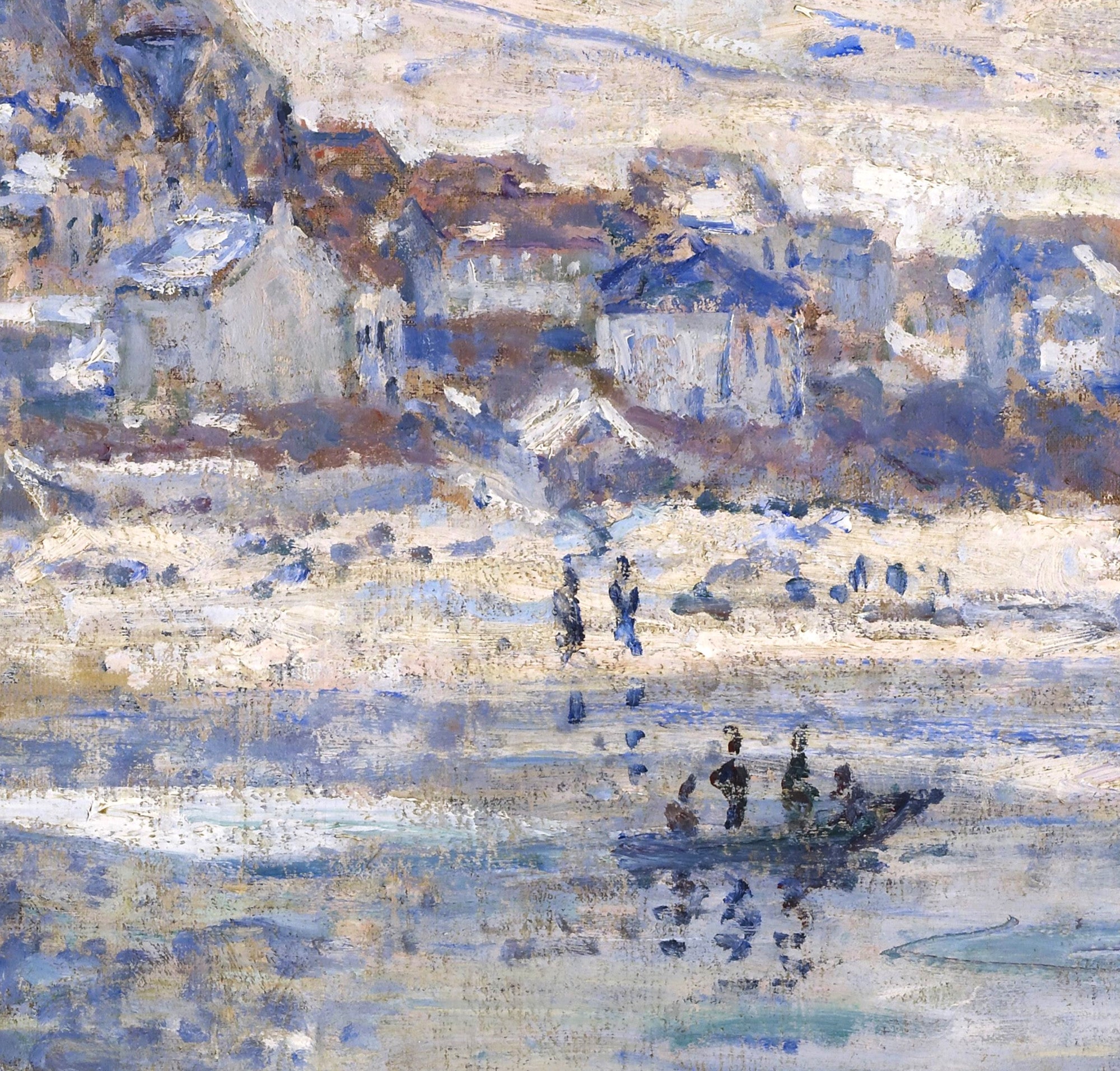 Claude Monet Fine Art Print, Vétheuil in Winter