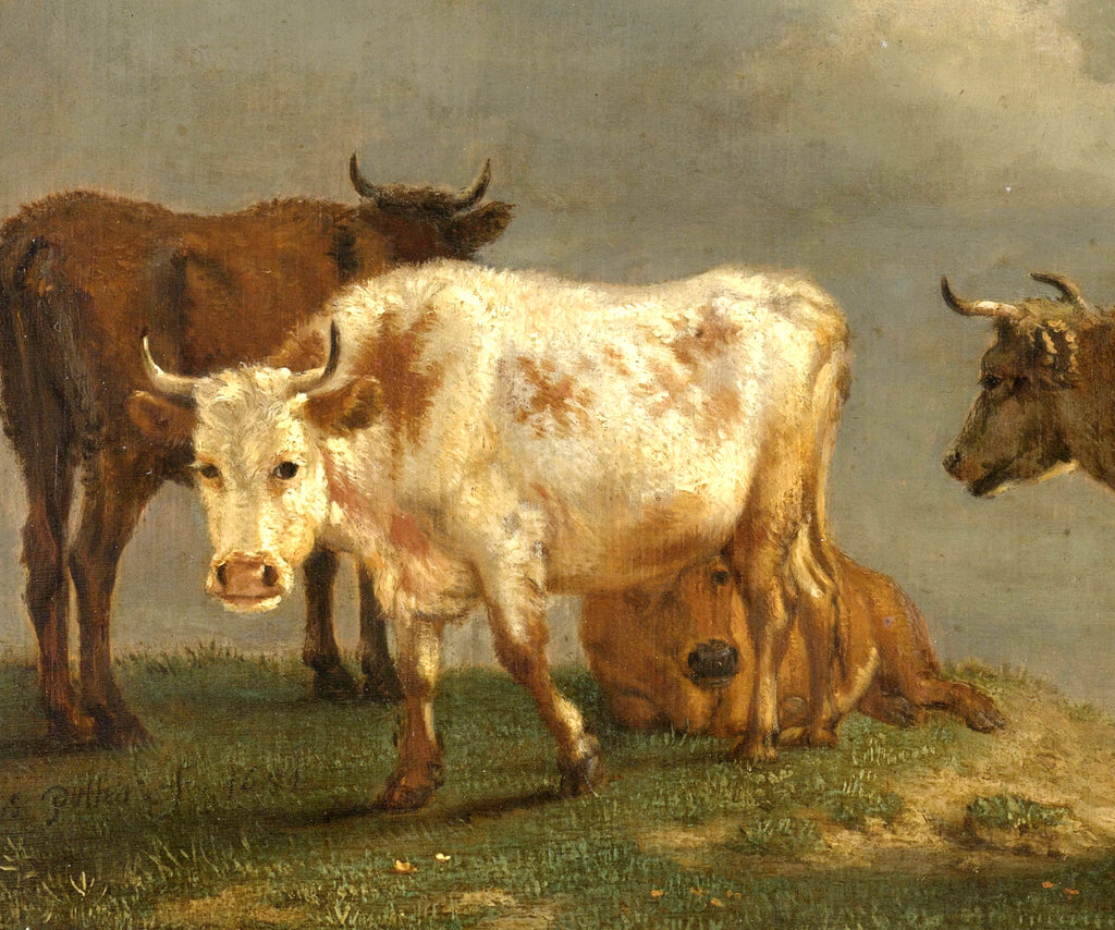 Paulus Potter Fine Art Print, 4 Cows in a Meadow