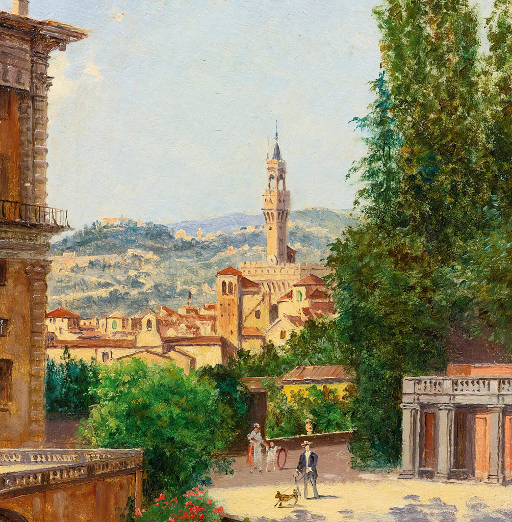 View Of Palazzo Vecchio From The Boboli Gardens, Florence, Antonietta Brandeis Fine Art Print