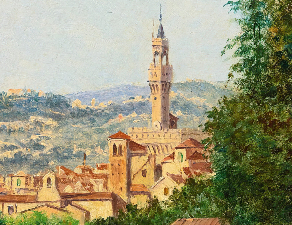 View Of Palazzo Vecchio From The Boboli Gardens, Florence, Antonietta Brandeis Fine Art Print