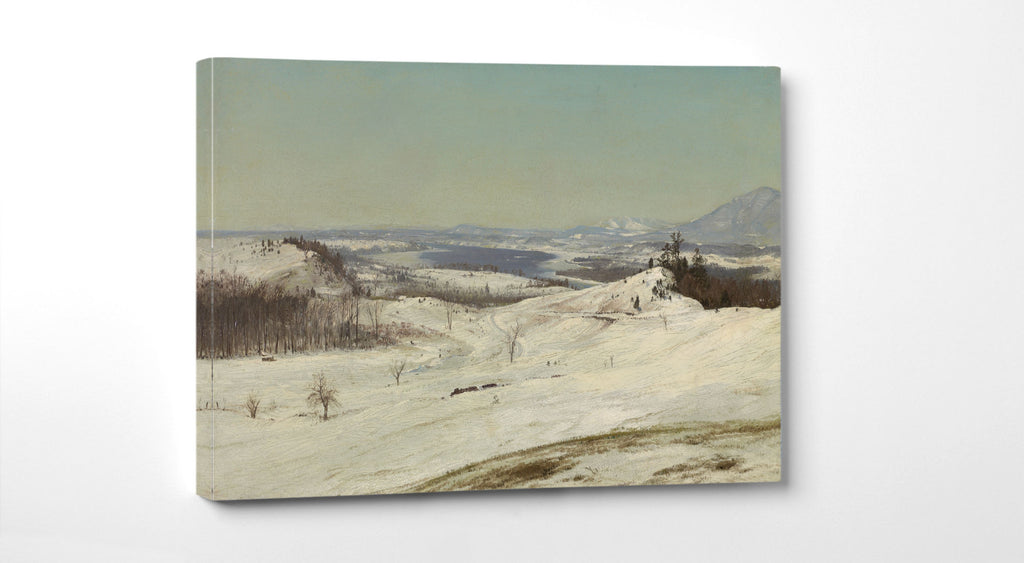 Frederic Edwin Church, View from Olana in the Snow
