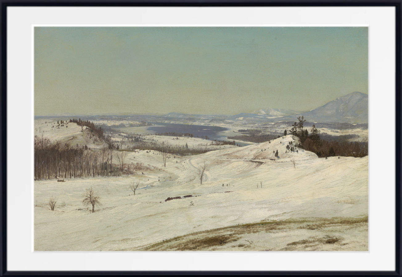 Frederic Edwin Church, View from Olana in the Snow