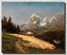 Hjalmar Munsterhjelm Fine Art Print, View from Ramsau