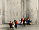 View from under the portico of the Temple of Dendera, David Roberts Fine Art Print