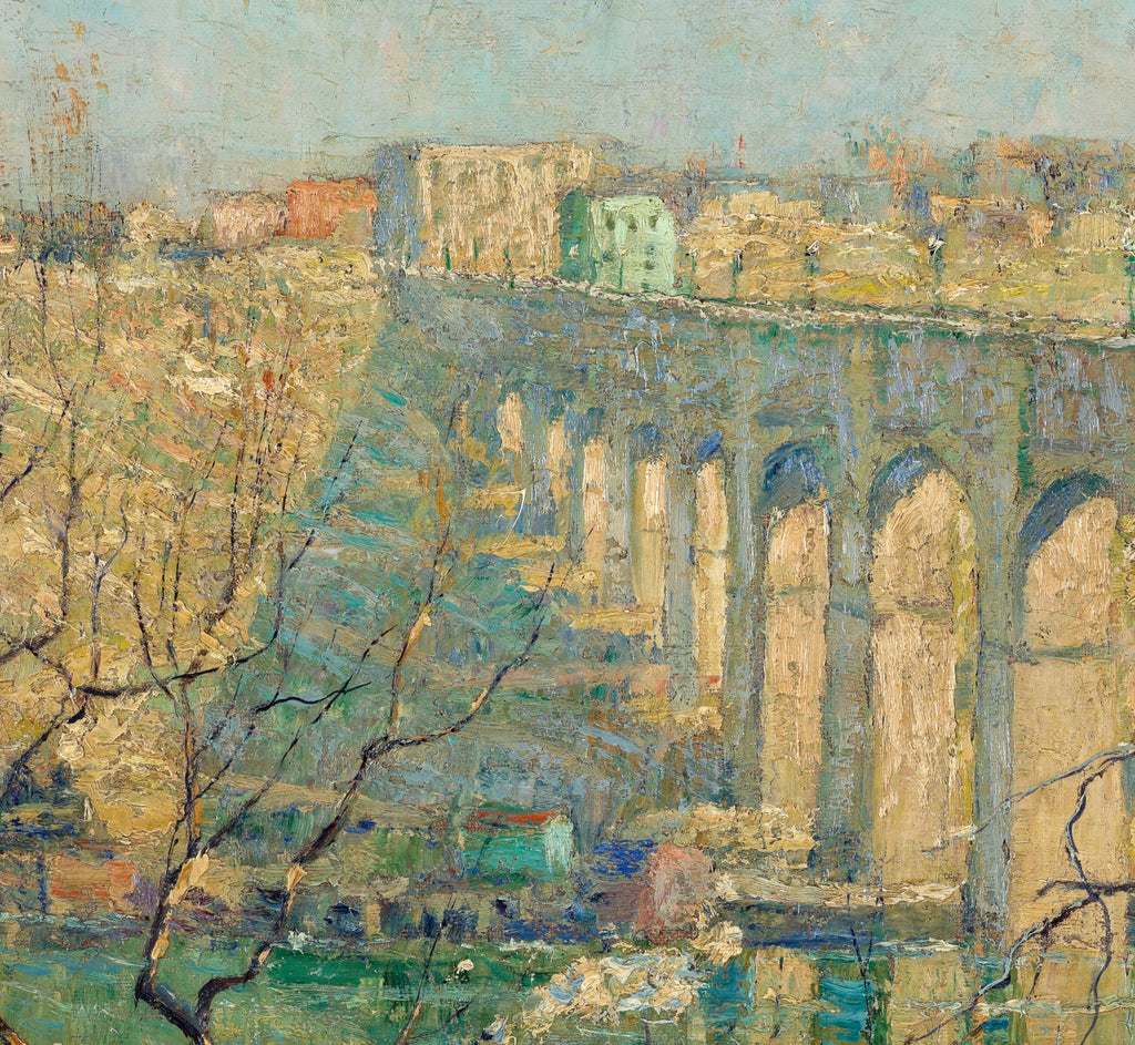 View of the Bridge, Ernest Lawson Fine Art Print