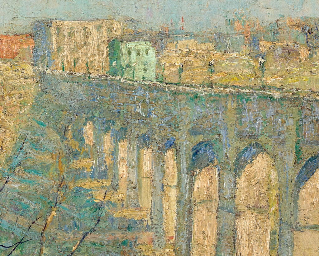 View of the Bridge, Ernest Lawson Fine Art Print