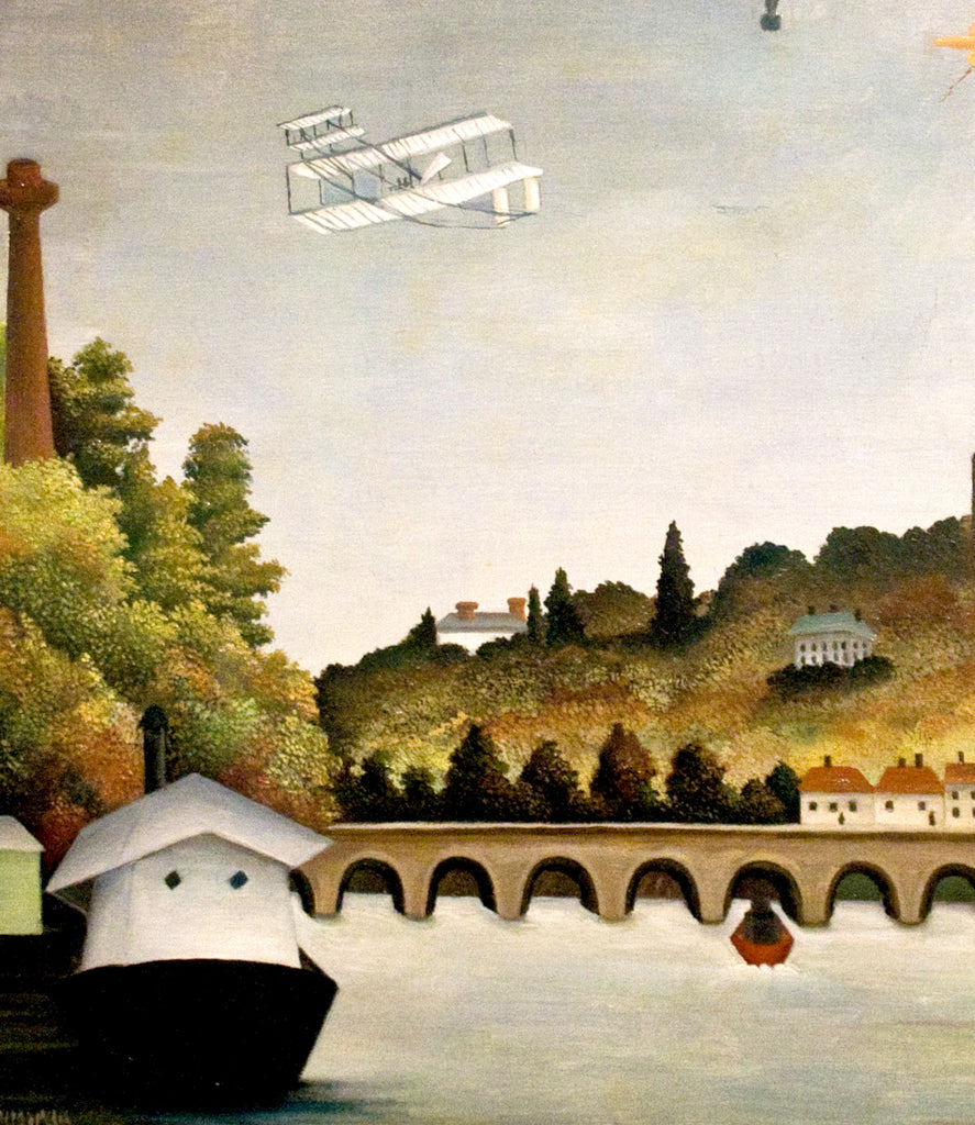 Henri Rousseau, Post- Impressionist Fine Art Print, View of the Bridge in Sevres and the Hills of Clamart