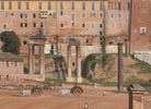 View of the Forum in Rome, C W Eckersberg