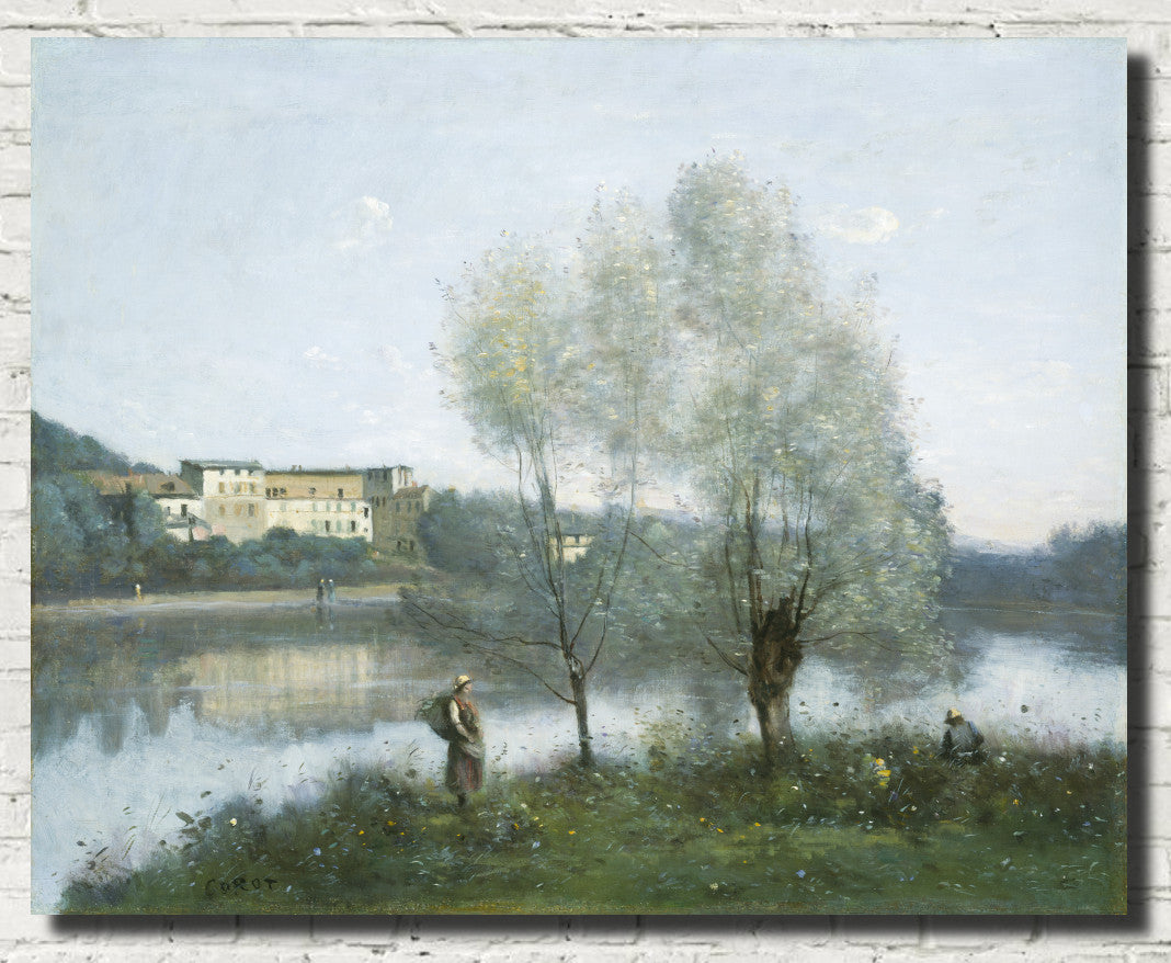 Jean-Baptiste-Camille Corot Fine Art Print,  Ville d'Avray