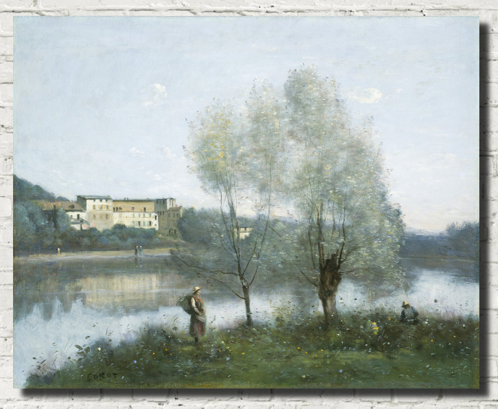 Jean-Baptiste-Camille Corot Fine Art Print,  Ville d'Avray