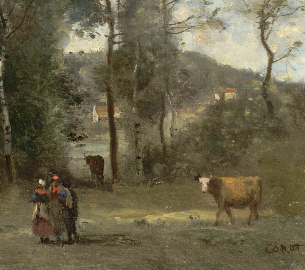 Jean-Baptiste-Camille Corot Fine Art Print,  Ville d'Avray, edge of the woods