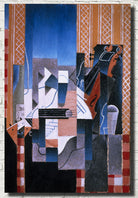 Juan Gris Crystal Cubism Fine Art Print : Violin and Guitar