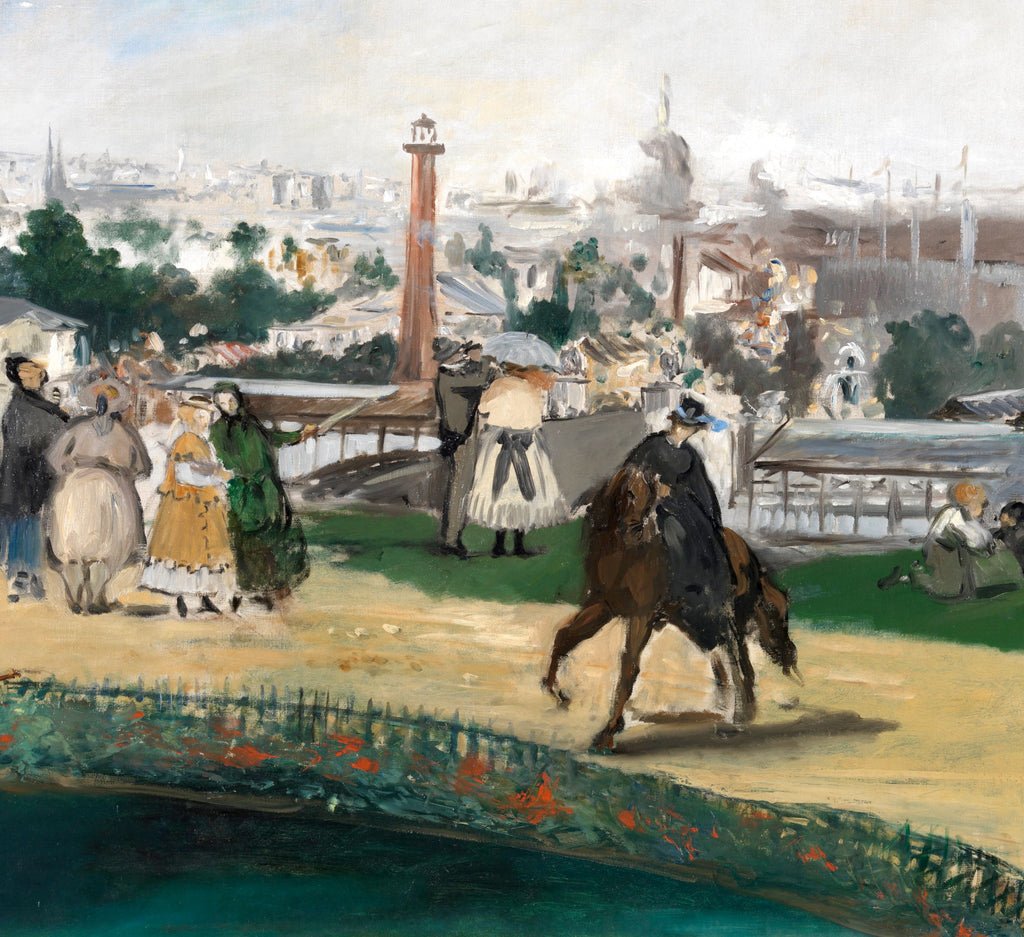 Édouard Manet Impressionist French Fine Art Print : Vue de l'exposition universelle de Paris