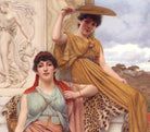 John William Godward Fine Art Print : Waiting for the Procession