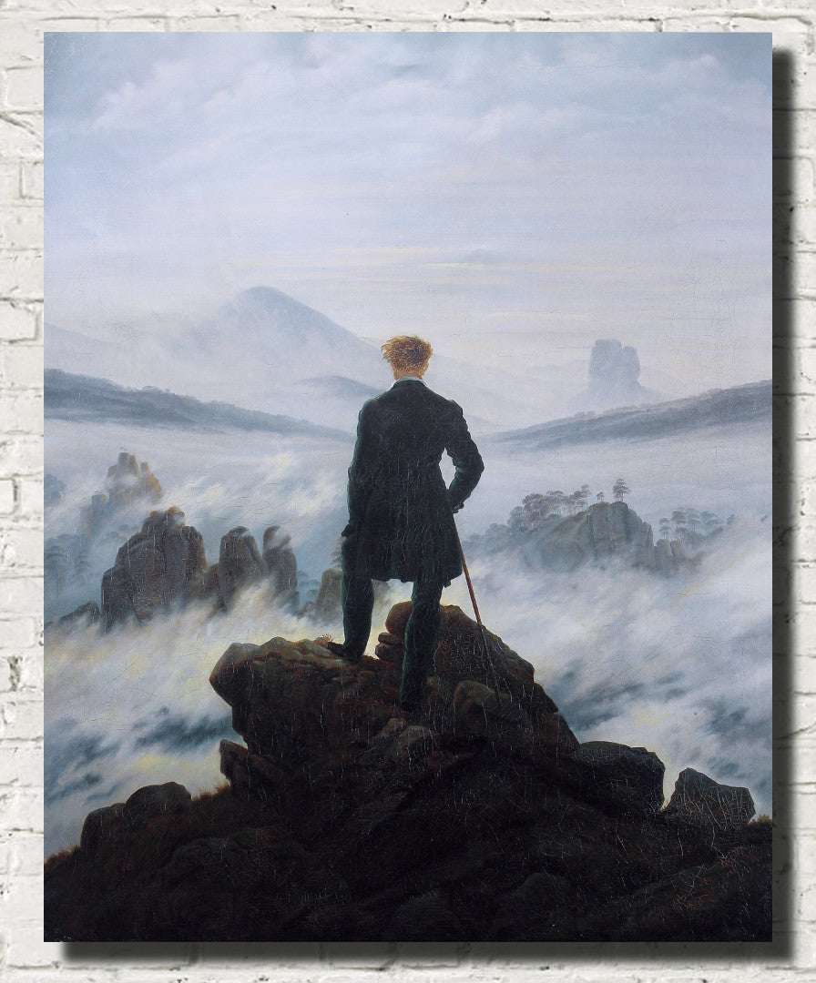 Wanderer Above the Sea of Fog, Casper David Friedrich Fine Art Print