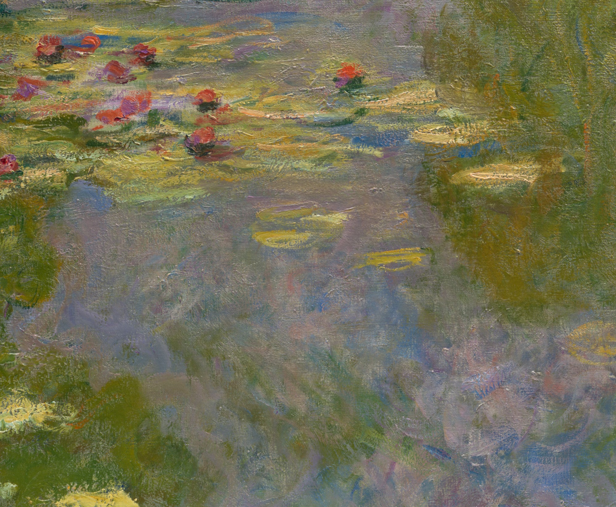  Water Lilies (1919), Claude Monet Gallery Quality Canvas Reproduction