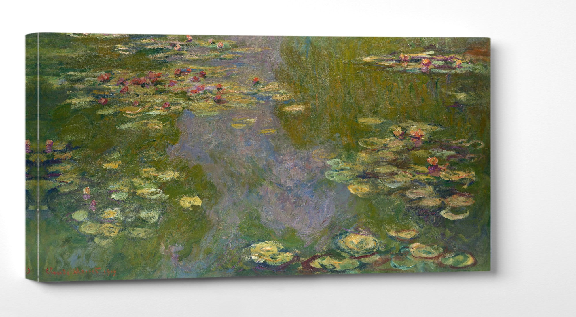  Water Lilies (1919), Claude Monet Gallery Quality Canvas Reproduction