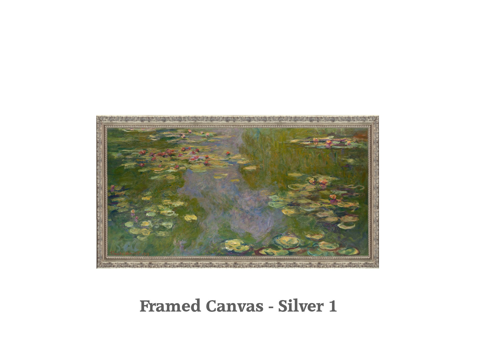  Water Lilies (1919), Claude Monet Gallery Quality Canvas Reproduction