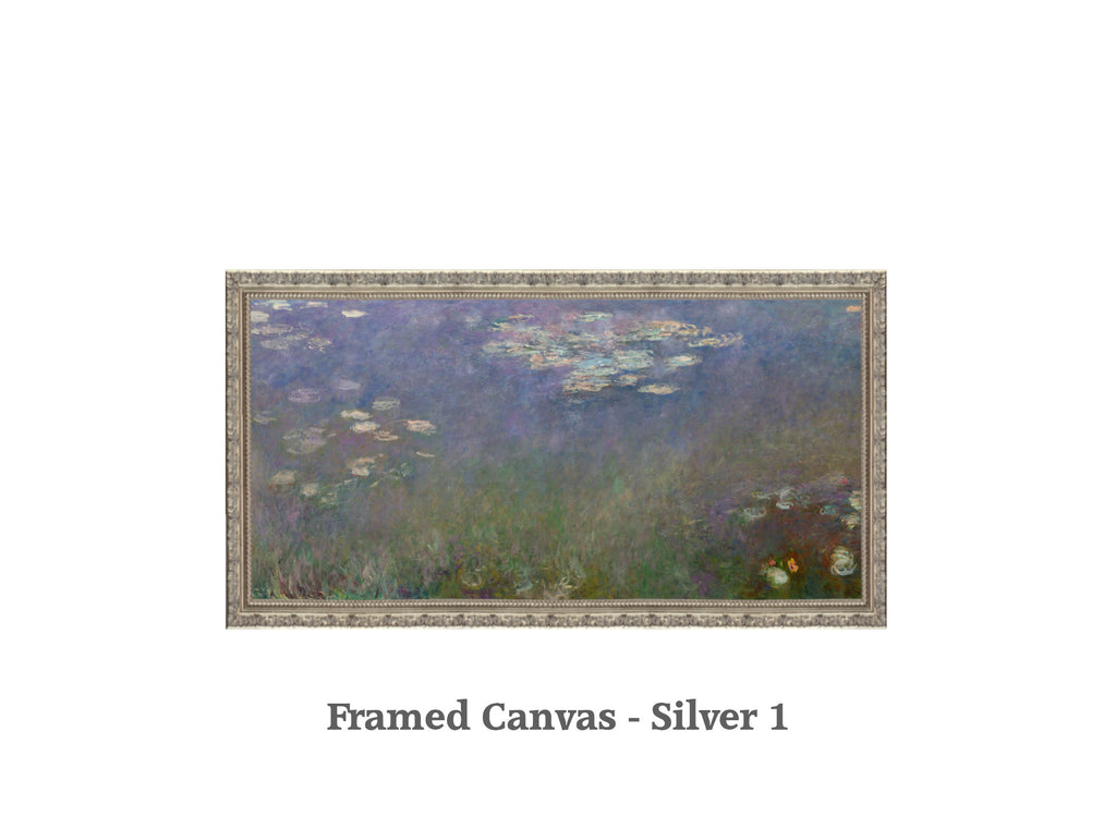 Water Lilies (Agapanthus), Claude Monet Gallery Quality Canvas Reproduction