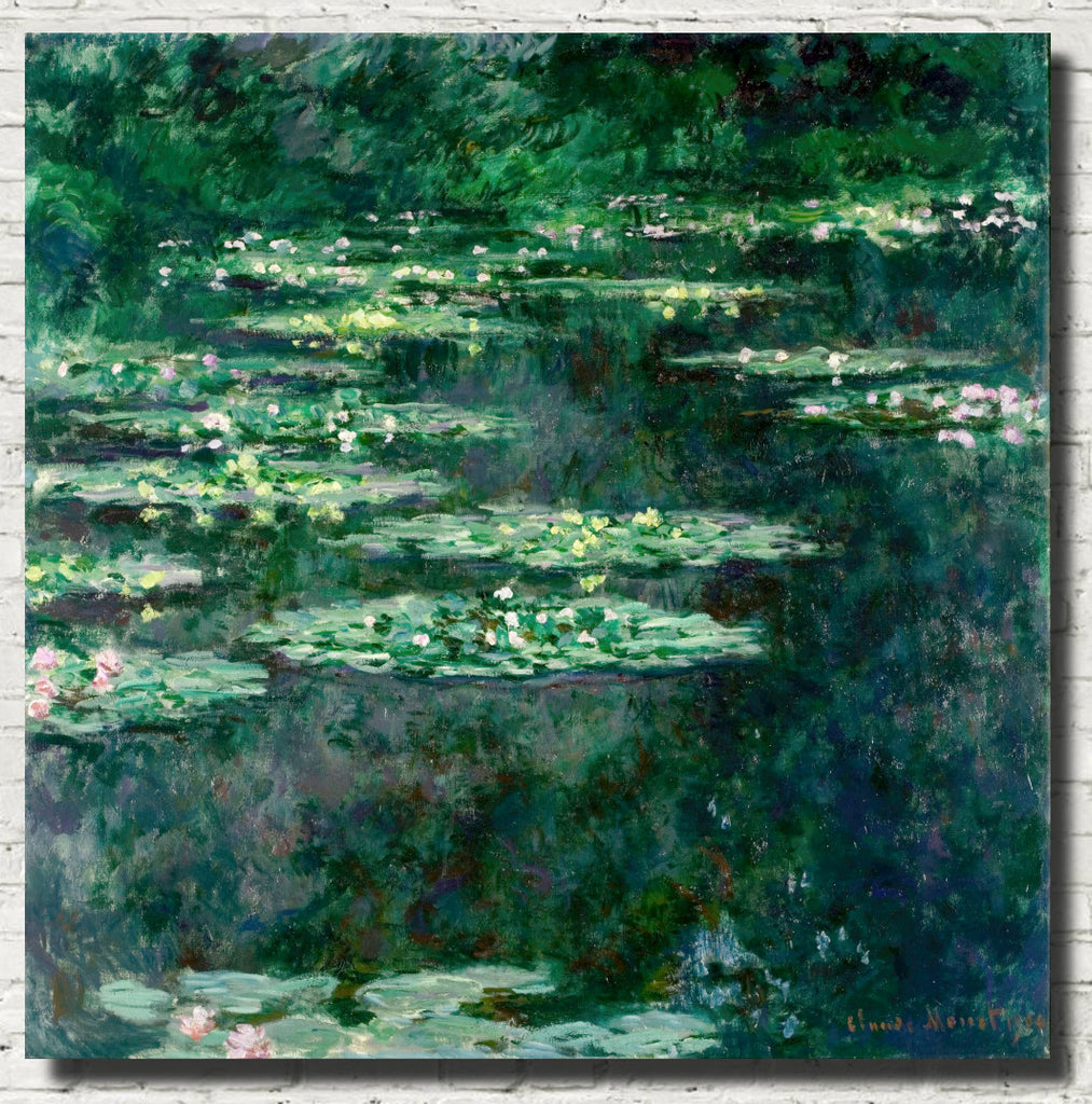 Waterlilies (1904), Claude Monet Impressionist Art Print