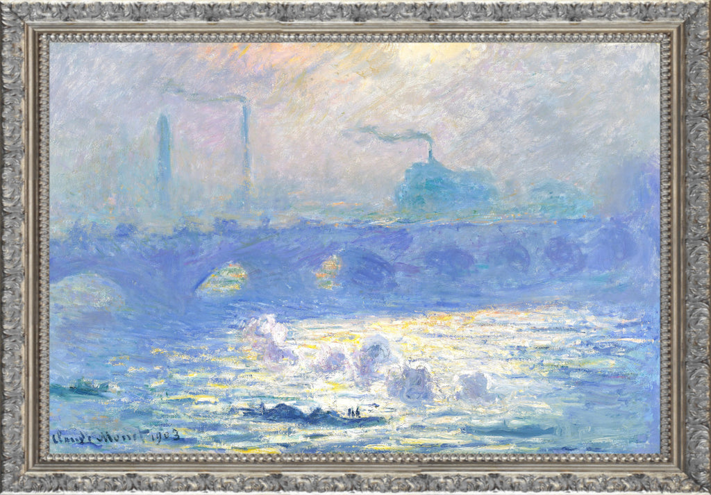 Claude Monet, Waterloo Bridge, Gallery Quality Canvas Reproduction