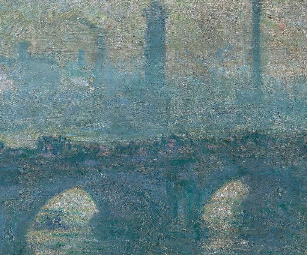 Waterloo Bridge, Claude Monet, Gallery Quality Canvas Reproduction