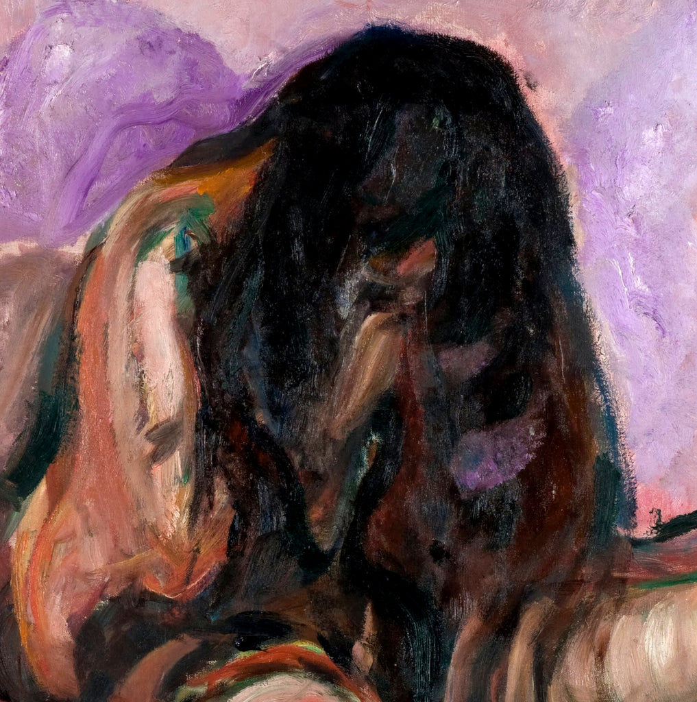 Edvard Munch Fine Art Print, Weeping Nude