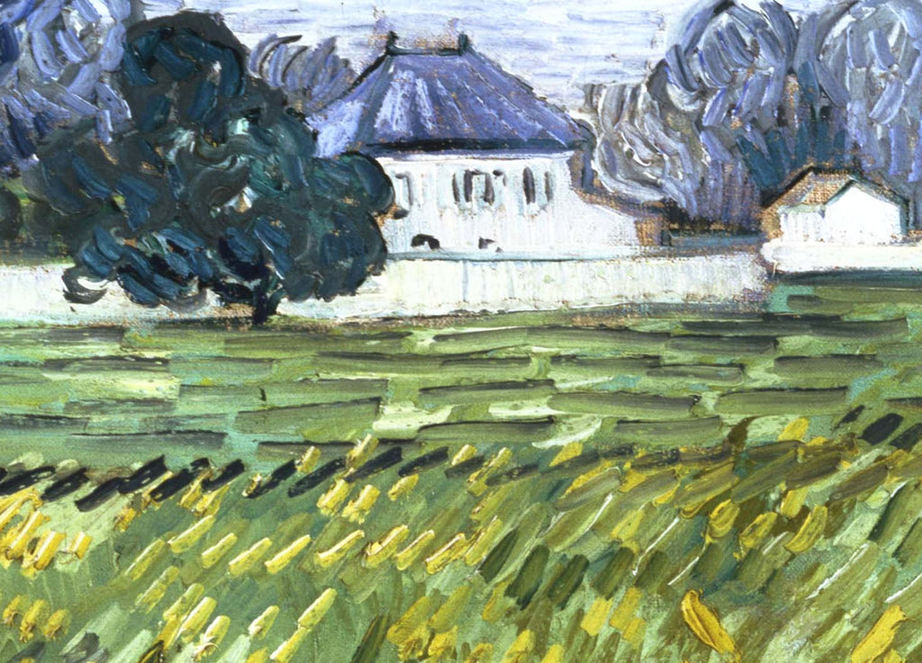 Vincent Van Gogh Fine Art Print, Wheat Field at Auvers with White House
