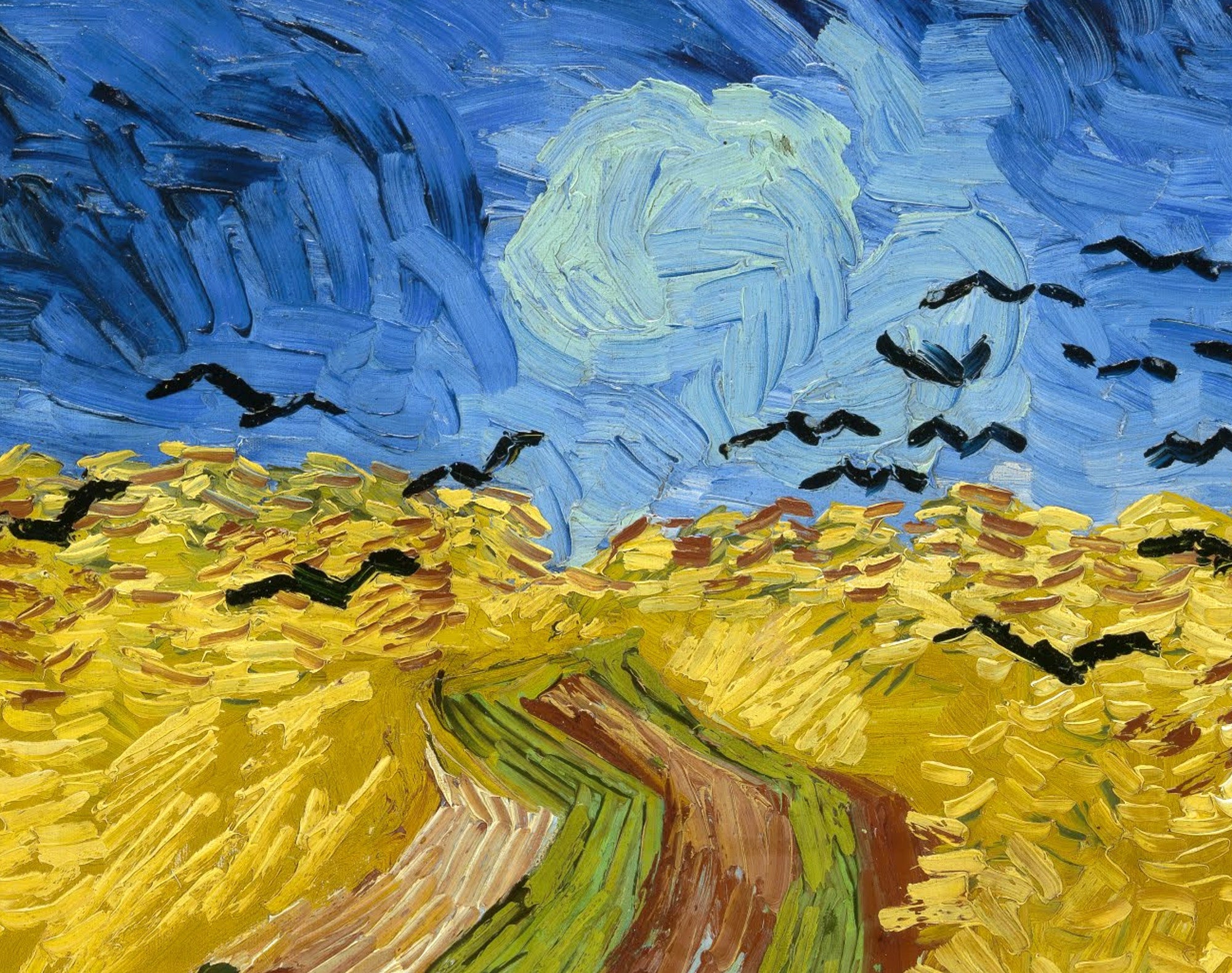 Vincent Van Gogh Fine Art Print, Wheatfield With Crows