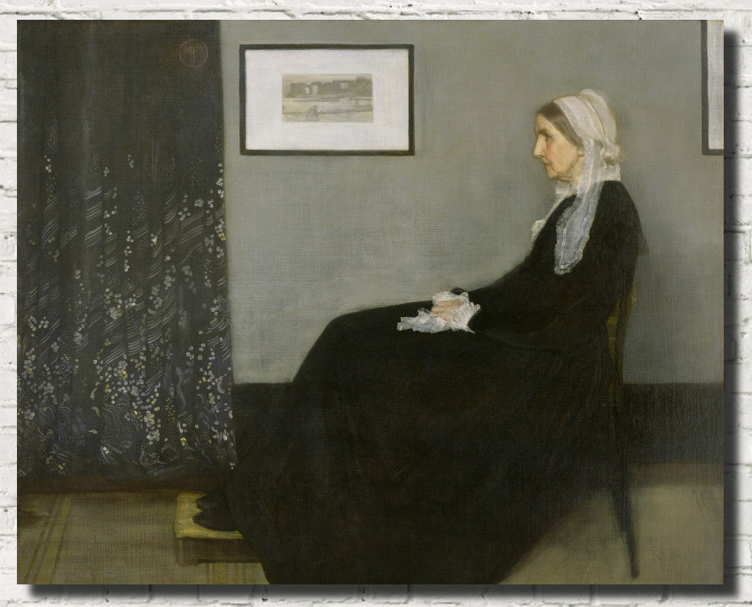 James Whistler Fine Art Print, Whistlers Mother