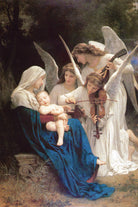 William-Adolphe Bouguereau, Old Masters Figure Print : Song of Angels