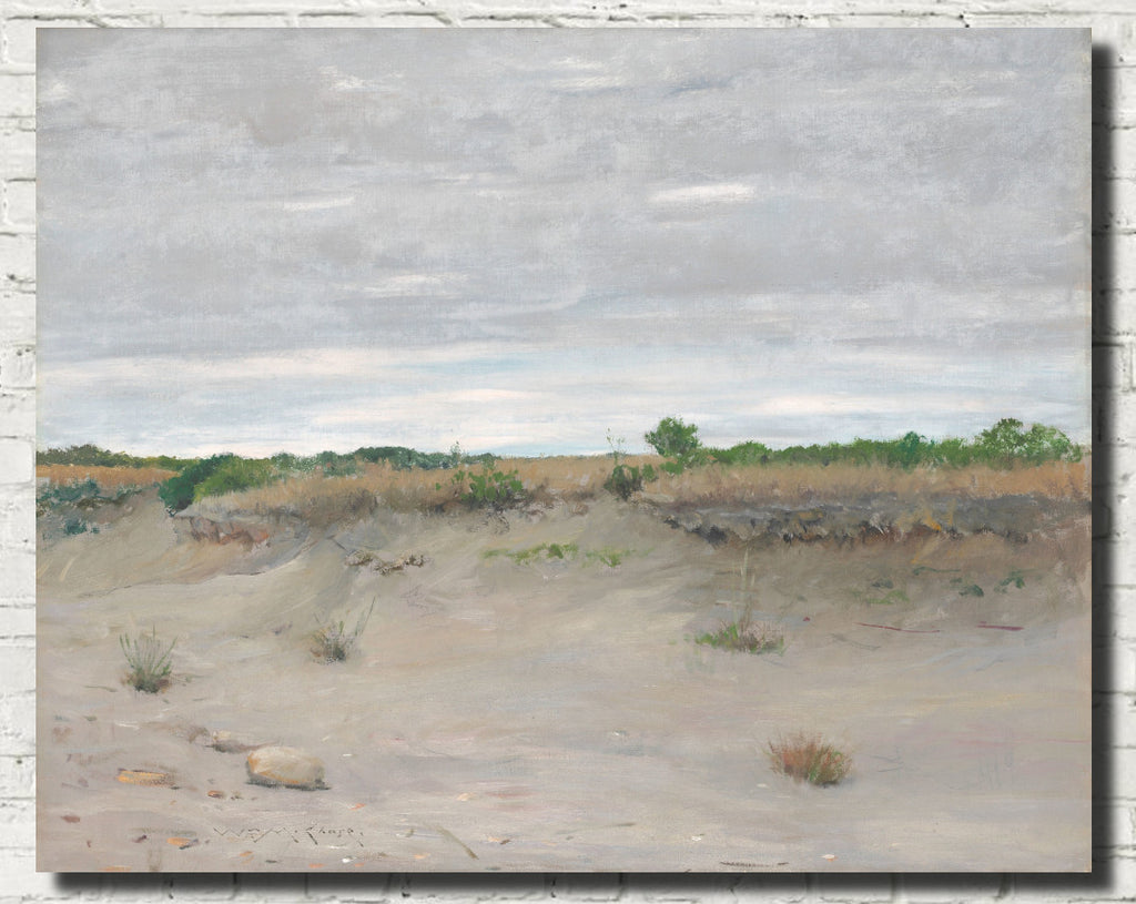 William Merritt Chase Fine Art Print, Wind-Swept Sands