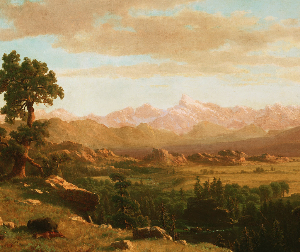 Wind River Country, Albert Bierstadt Landscape Print