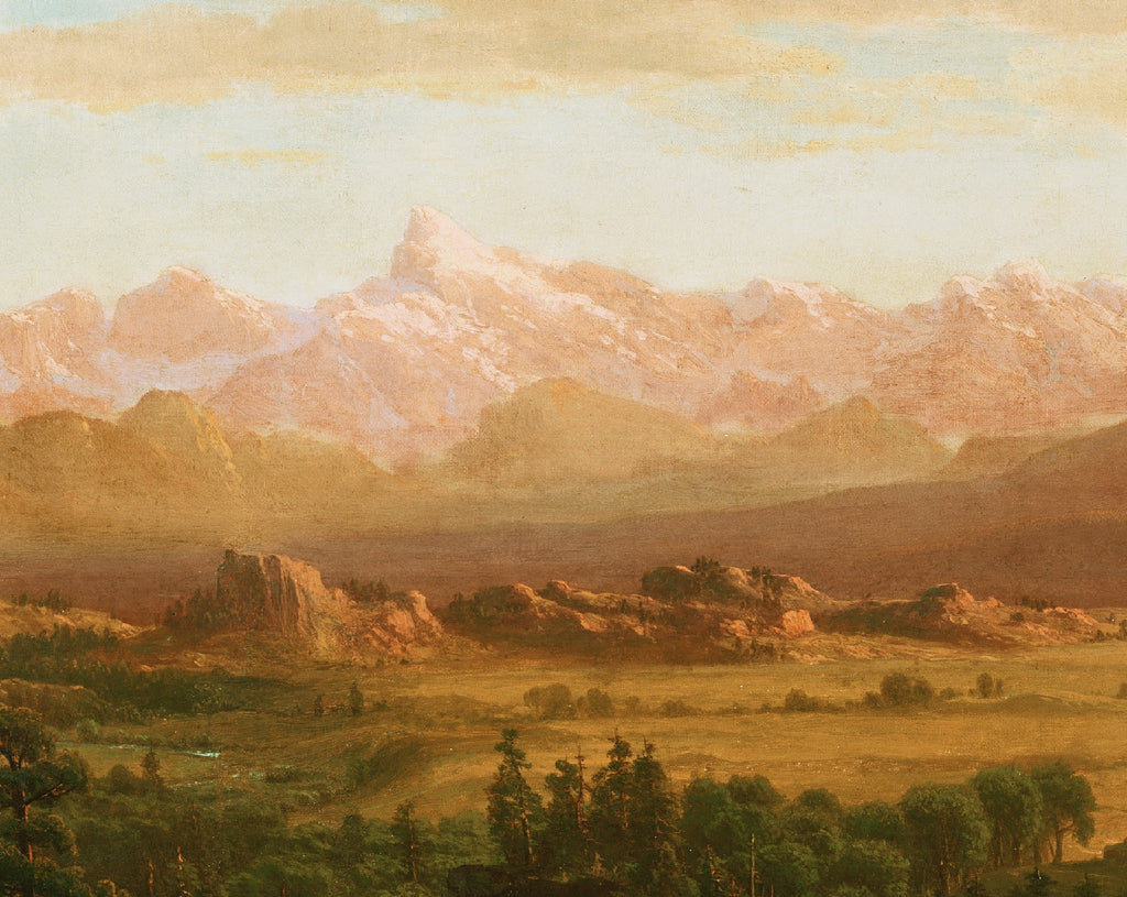 Wind River Country, Albert Bierstadt Landscape Print