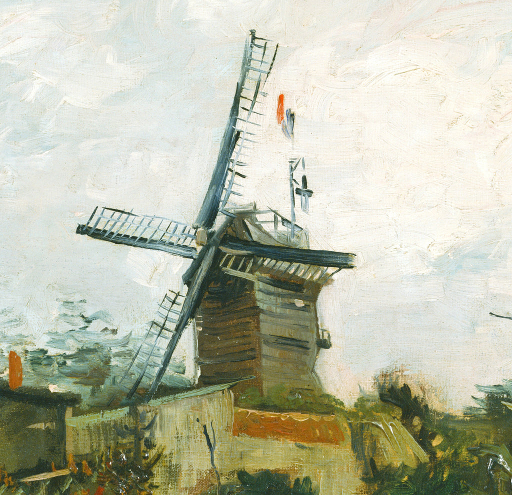 Vincent Van Gogh Fine Art Print, Windmills on Montmartre