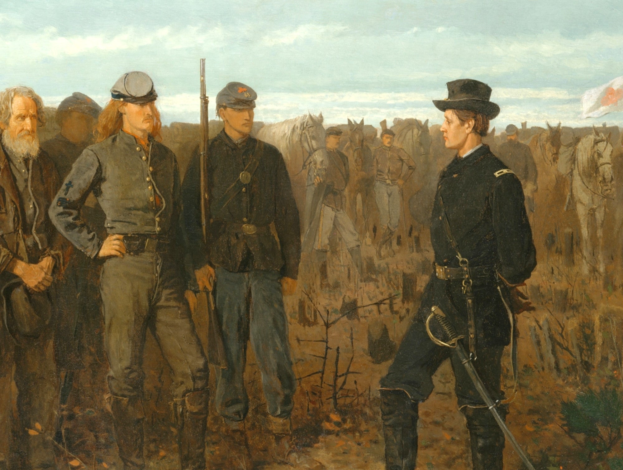 Winslow Homer Fine Art Print :  Prisoners From the Front