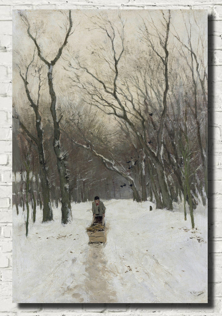 Winter in the Scheveningen Woods, Anton Mauve Fine Art Print