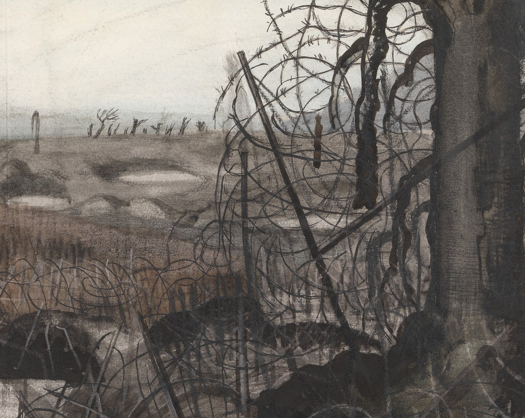 Paul Nash Fine Art Print, Wire