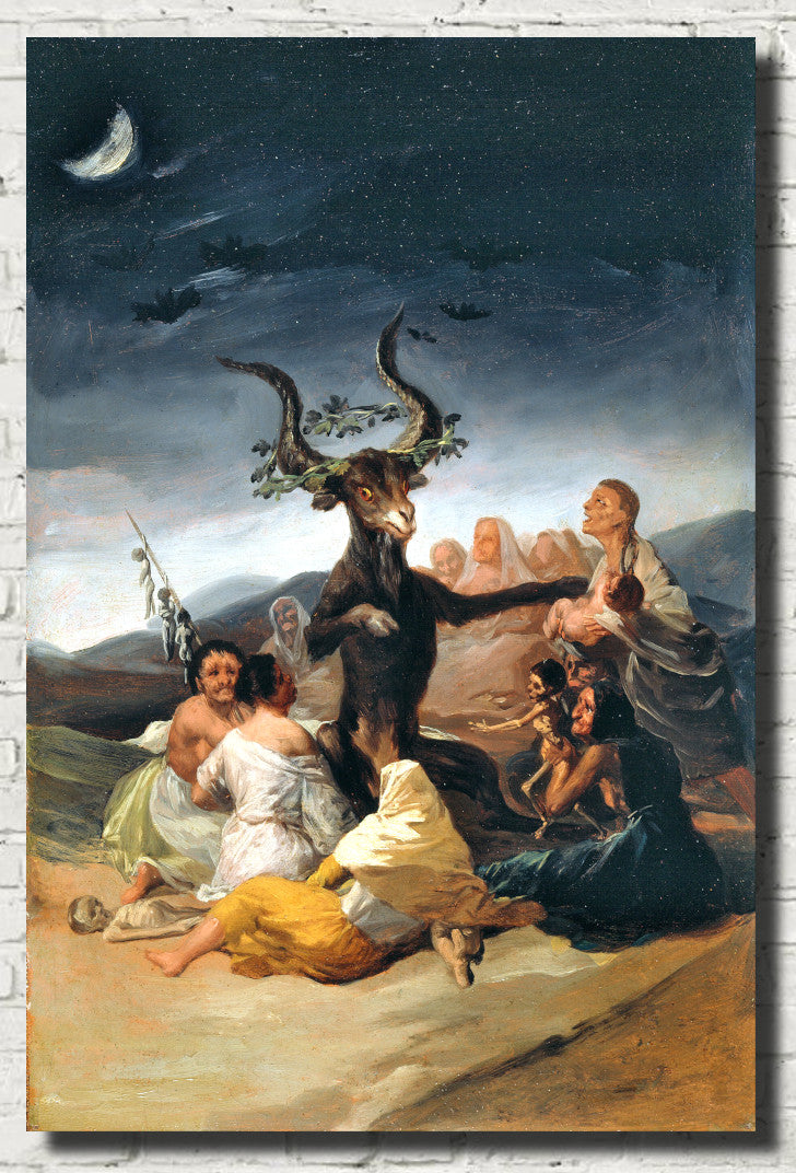 Witches' Sabbath by Francisco Goya fine art print