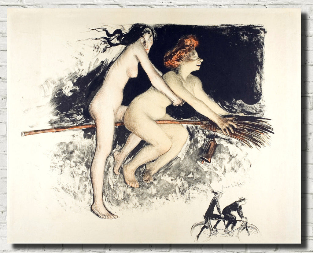 Witches, Jean Veber Fine Art Print