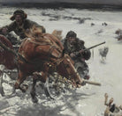 Alfred Kowalski Fine Art Print, Wolves in Pursuit