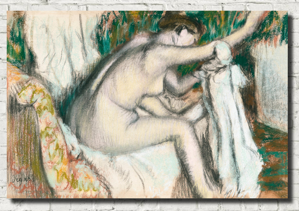 Edgar Degas, Fine Art Print : Woman Drying Her Arm