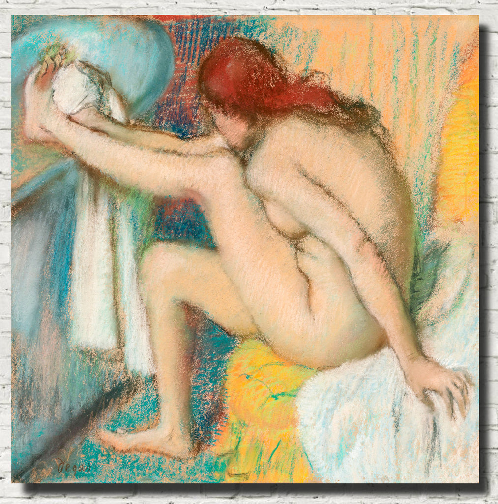 Edgar Degas, French Fine Art Print :  Woman Drying Her Foot