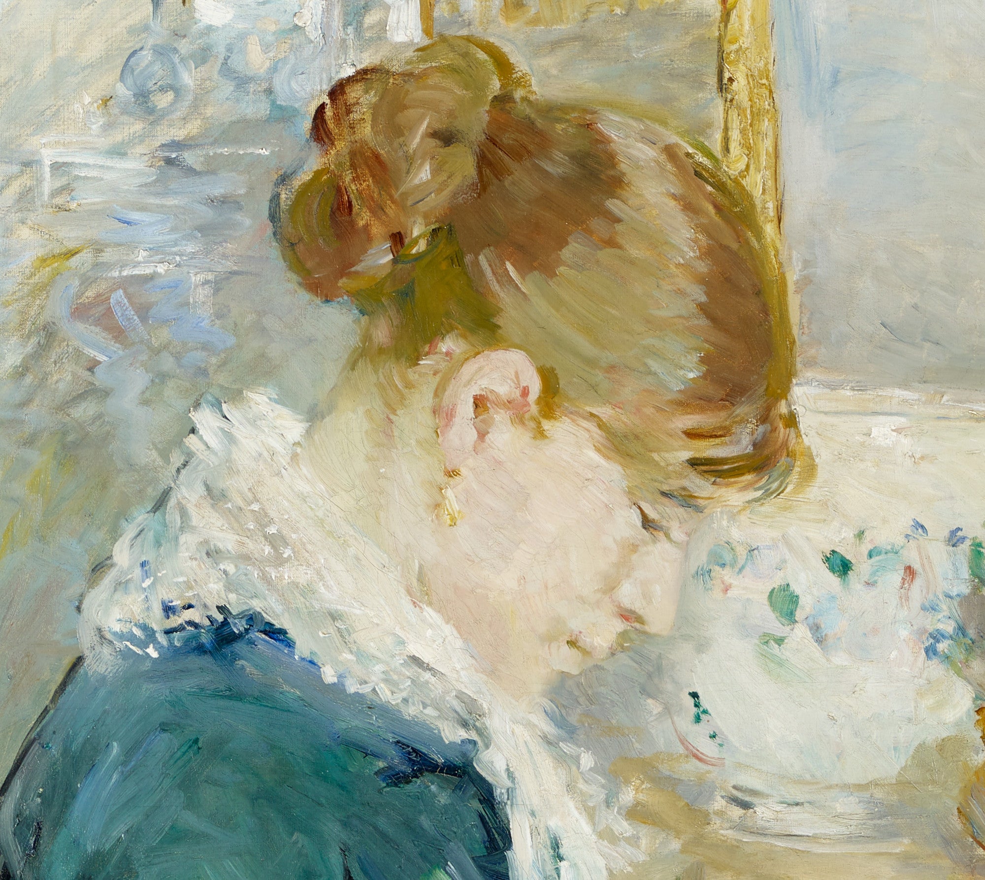 Berthe Morisot, French Fine Art Print : Woman Sewing