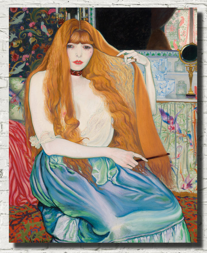 Louis Anquetin Fine Art Print, Woman at her Toilet