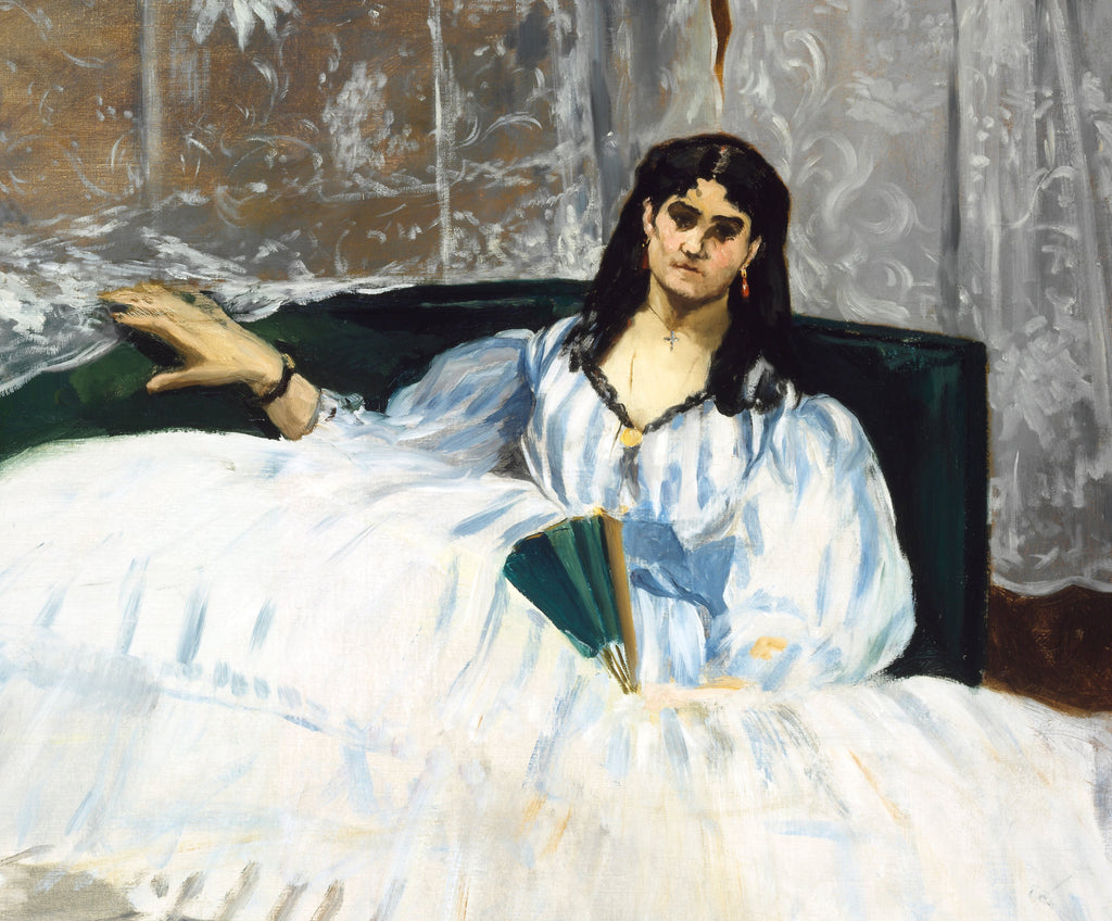 Édouard Manet, French Impressionist Fine Art Print : Woman with a Fan