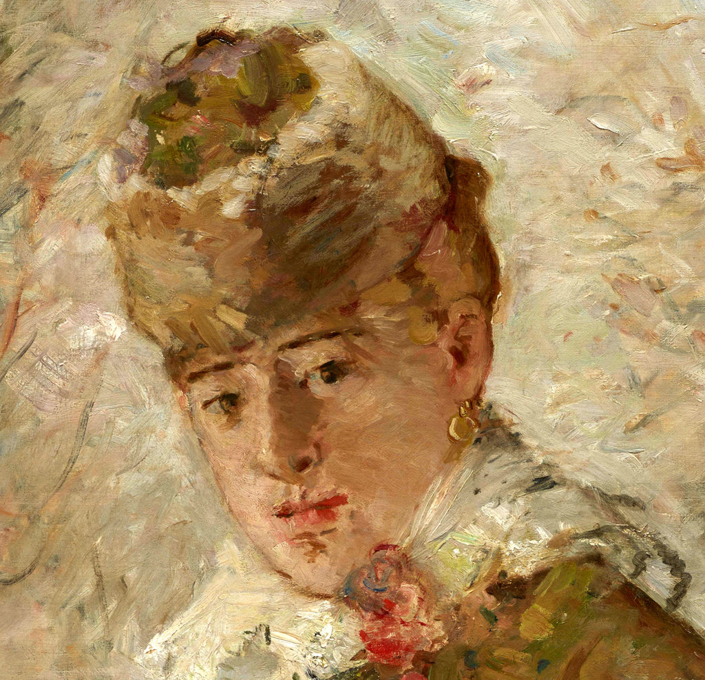 Berthe Morisot, French Fine Art Print : Woman With a Muff